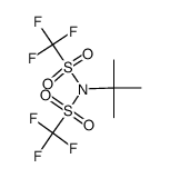 N-(tert-butyl)-1,1,1-trifluoro-N-((trifluoromethyl)sulfonyl)methanesulfonamide Structure