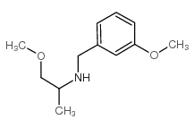 1-methoxy-N-[(3-methoxyphenyl)methyl]propan-2-amine Structure