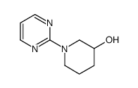 1-(嘧啶-2-基)哌啶-3-醇结构式