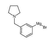 (3-(1-pyrrolidinylmethyl)phenyl)magnesi& structure