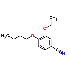 4-Butoxy-3-ethoxybenzonitrile Structure