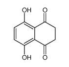5,8-dihydroxy-2,3-dihydronaphthalene-1,4-dione Structure