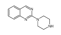 2-(哌嗪-1-基)喹唑啉结构式