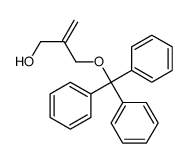 2-(trityloxymethyl)prop-2-en-1-ol结构式