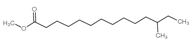 12-甲基十四烷酸甲酯结构式