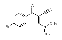 2-[(二甲基氨基)亚甲基]-3-(4-溴苯基)-3-氧代丙腈结构式