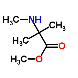 2-甲基-2-(甲基氨基)丙酸甲酯结构式