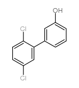 2,5-二氯-3-羟基联苯结构式