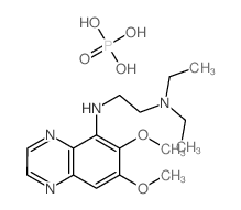 N-(6,7-dimethoxyquinoxalin-5-yl)-N,N-diethyl-ethane-1,2-diamine结构式
