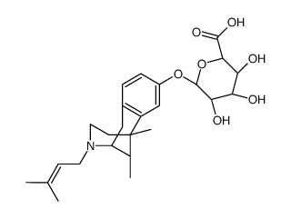 Pentazocine glucuronide structure