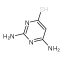 2,4-二氨基-6-巯基嘧啶结构式