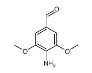 4-amino-3,5-dimethoxybenzaldehyde Structure