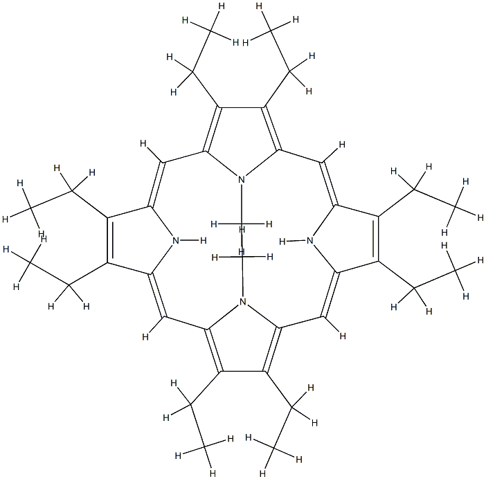 2,3,7,8,12,13,17,18-Octaethyl-22,24-dihydro-21,23-dimethyl-21H,23H-porphyrin picture