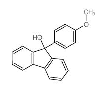 9-(4-methoxyphenyl)fluoren-9-ol结构式