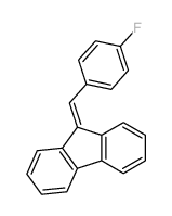 9-[(4-fluorophenyl)methylidene]fluorene Structure