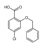 4-chloro-2-phenylmethoxybenzoic acid Structure