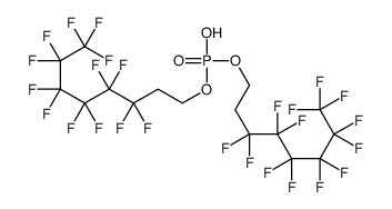 双[2-(全氟己基)乙基]磷酸酯结构式