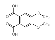 4,5-二甲氧基邻苯二甲酸结构式