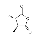 (+/-)-trans-2,3-dimethylsuccinic anhydride Structure