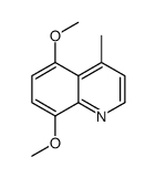 5,8-dimethoxy-4-methylquinoline结构式