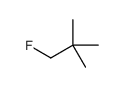 1-fluoro-2,2-dimethylpropane Structure