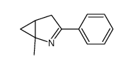 1-methyl-3-phenyl-2-azabicyclo[3.1.0]hex-2-ene Structure