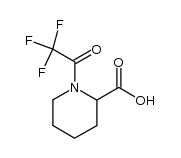 (+/-)-N-trifluoroacetyl pipecolic acid Structure