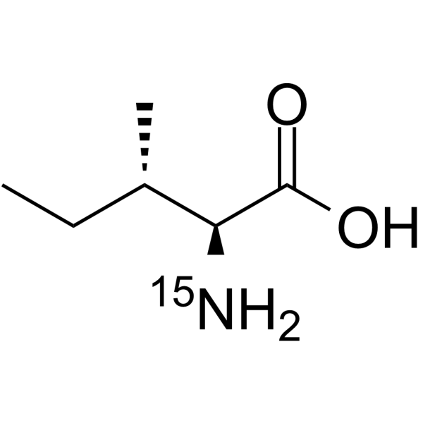 L-异亮氨酸-15N结构式