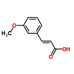 3-甲氧基肉桂酸结构式
