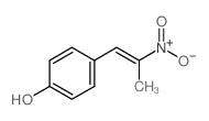 4-[(E)-2-nitroprop-1-enyl]phenol结构式