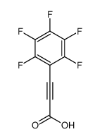 3-(2,3,4,5,6-pentafluorophenyl)prop-2-ynoic acid结构式