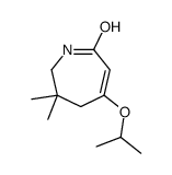 3,3-dimethyl-5-propan-2-yloxy-2,4-dihydro-1H-azepin-7-one结构式