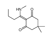 5,5-dimethyl-2-[1-(methylamino)butylidene]cyclohexane-1,3-dione Structure