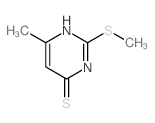 4(3H)-Pyrimidinethione, 6-methyl-2-(methylthio)- picture