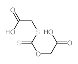 Aceticacid, [[(carboxymethoxy)thioxomethyl]thio]- (9CI)结构式