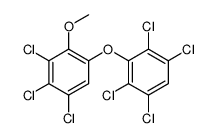 1,2,4,5-tetrachloro-3-(3,4,5-trichloro-2-methoxyphenoxy)benzene Structure