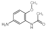 N-(5-氨基-2-甲氧基苯基)乙酰胺结构式