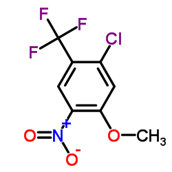2-氯-4-甲氧基-5-硝基三氟甲苯结构式