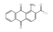 2-Anthracenecarbonylchloride, 1-amino-9,10-dihydro-9,10-dioxo-结构式