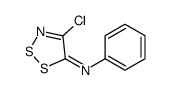 4-chloro-N-phenyldithiazol-5-imine结构式
