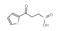 2-Thiophenepropanesulfinicacid, g-oxo- Structure