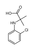 N-(2-氯苯基)-2-甲基丙氨酸结构式
