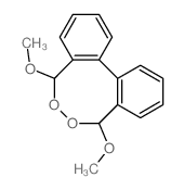 Dibenzo[d,f][1,2]dioxocin, 5,8-dihydro-5,8-dimethoxy- Structure