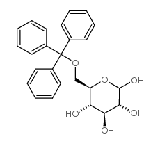 6-O-三苯基甲基-d-吡喃葡萄糖结构式