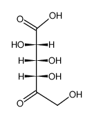 (2S,3R,4S)-2,3,4,6-tetrahydroxy-5-oxohexanoic acid结构式