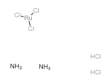 diazanium,ruthenium(3+),pentachloride Structure