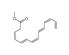 methyl (3E,5E,7E,9E,11E)-tetradeca-3,5,7,9,11,13-hexaenoate Structure