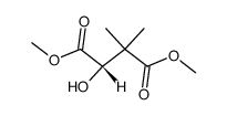 (S)-2-Hydroxy-3,3-dimethyl-bernsteinsaeuredimethylester结构式
