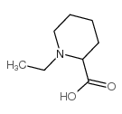 1-乙基哌啶-2-羧酸结构式