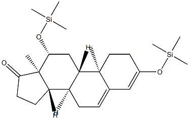 3,12β-Bis(trimethylsiloxy)androsta-3,5-dien-17-one structure